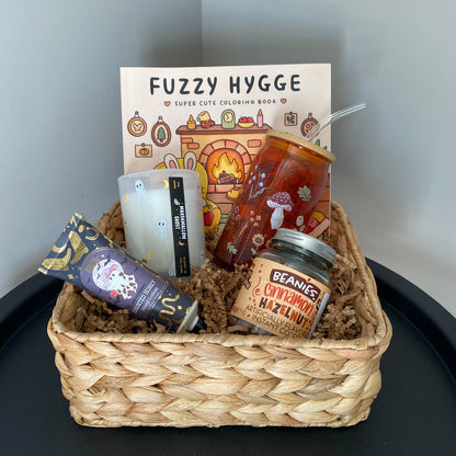 Cozy Halloween Gift Basket